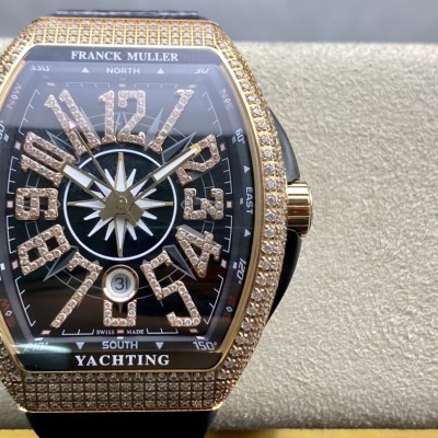ABF Factory力作V2升級版市場最高品質Franck Muller法蘭克穆勒 FM Vanguard Yachting V45遊艇系列複刻手錶 ABF Factory力作V2升級版市場最高品質Franck Muller法蘭克穆勒 FM Vanguard Yachting V45遊艇系列複刻手錶