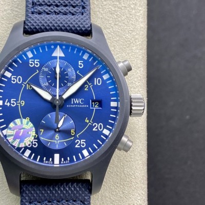 ZF廠黑色科技萬國IWC飛行員系列TOP GUN海軍空戰部隊MIRAMAR藍天使IW389008” IW389001 IW389002計時腕表複刻手錶