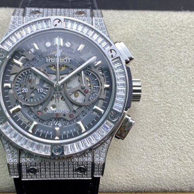 TA出品宇舶hublot恒寶滿鑽經典融合CLASSIC FUSION系列計時腕表高仿手錶