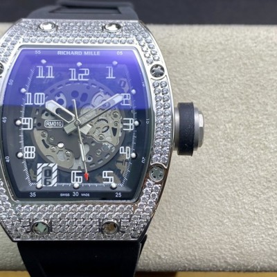 理查德米勒 Richard Mille RM010滿鑽複刻手錶 理查德米勒 Richard Mille RM010滿鑽複刻手錶
