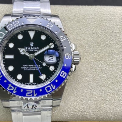 AR廠勞力士ROLEX格林尼治型"116710"黑蘭雙色米蘭圈陶瓷圈系列仿錶