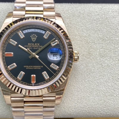 EW Factory力作V2升級版高仿勞力士Rolex星期日志型40mm複刻手錶