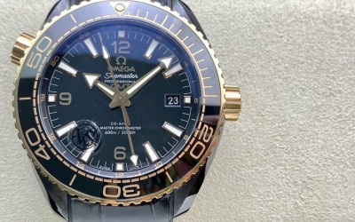 VS廠手錶高仿歐米茄深海之黑酋長系列全黑陶瓷海洋宇宙600米8906機芯高仿手錶