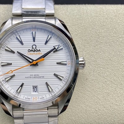 VS廠手錶仿表歐米茄海馬柚木橫紋盤150米高仿表,N廠手錶