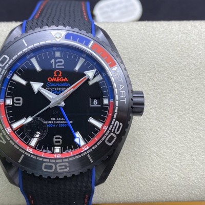 VS Factory omega watch 仿表欧米茄酋长系列全黑陶瓷海洋宇宙600米深海之黑高仿手表,N厂手表