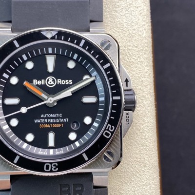 BR廠手錶柏萊仕Bell&Roas首款方形潛水腕表DiverBR03-92 Diver潛水腕表,N廠手錶