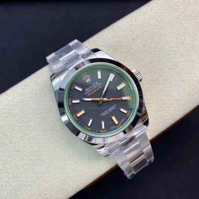N廠出品仿表勞力士閃電系列綠玻璃官方型號：116400GV-72400,N廠手錶