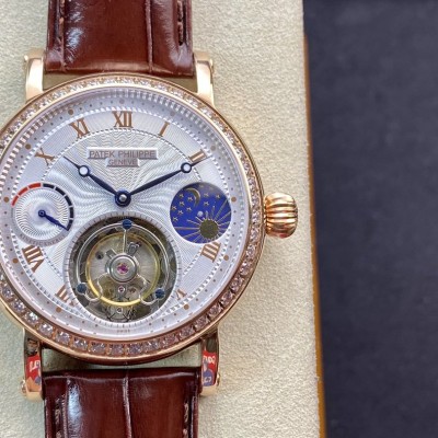 仿表百達翡麗動能顯示月相星辰頂級手動同軸陀飛輪機芯,N廠手錶 仿表百達翡麗動能顯示月相星辰頂級手動同軸陀飛輪機芯,N廠手錶