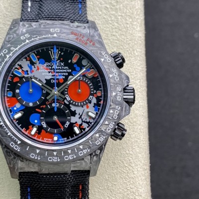 JH Factory高仿勞力士宇宙計時迪通拿系列之碳纖維定制版複刻手錶