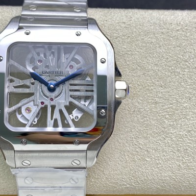 高仿卡地亞山度士鏤空系列高仿表 高仿卡地亞山度士鏤空系列高仿表