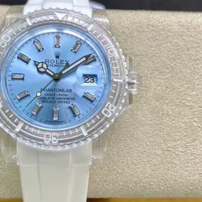 親民版高仿勞力士透明水鬼高仿手錶