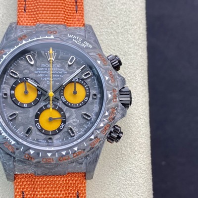 JH厂手表仿表劳力士宇宙计时迪通拿系列之碳纤维定制版4130机芯,N厂手表