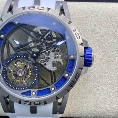 BBR廠手錶羅傑杜彼王者歸來唯一鈦金屬表殼型號RDDBEX0479陀飛輪腕表,N廠手錶