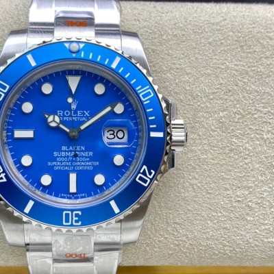 稀缺款BLAKEN高定版改裝專案勞力士SUBMARINER經典紅、藍、橙三色水鬼,N廠手錶