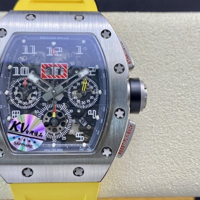 KV廠手錶仿表理查德鈦鋼計時RM011超強巨作 RICHARD MILLE RM011 FELIPE MASSA 系列,N廠手錶
