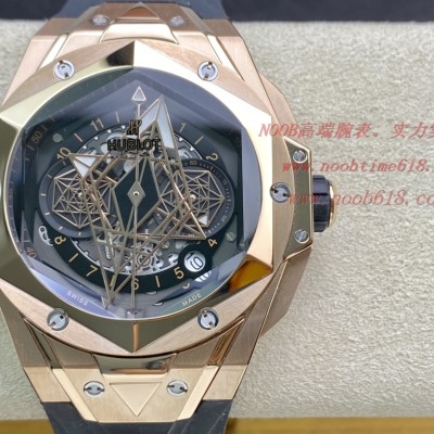 親民版石英透底款仿表恒寶刺青大師設計Hublot劍鋒石英計時款,另可有機械選擇,N廠手錶