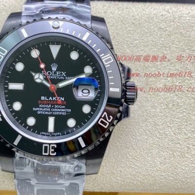 改裝廠BLAKEN勞力士 Rolex 碳黑鋼皇水鬼系列,手錶代理