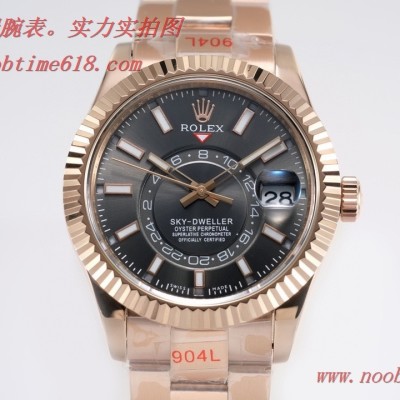 TW廠手表仿錶勞力士Rolex Sky-Dweller 縱航者型外圈月份能轉動,N廠手錶