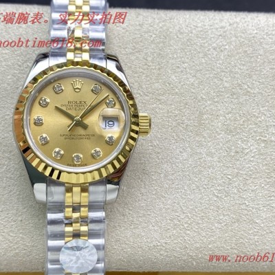 仿錶WF廠手錶勞力士女裝日誌型28㎜日誌型279174-0009,N廠手錶