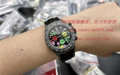 N廠手錶新品仿表勞力士碳纖維Diw迪通拿超級4130機芯厚度12.4MM宇宙計時系列