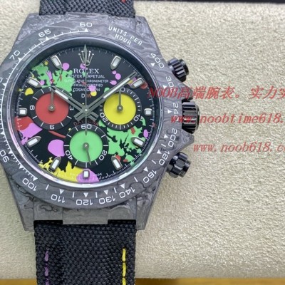 N廠手錶新品仿表勞力士碳纖維Diw迪通拿超級4130機芯厚度12.4MM宇宙計時系列,N廠手錶