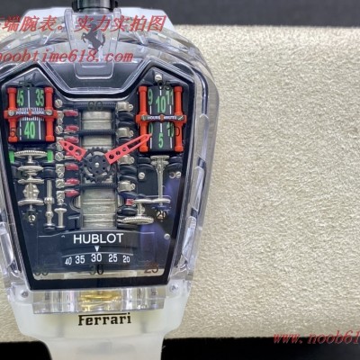 法拉利手錶,香港仿錶,仿錶,精仿錶HUBLOT-恒寶/法拉利系列六缸發動機,N廠手錶