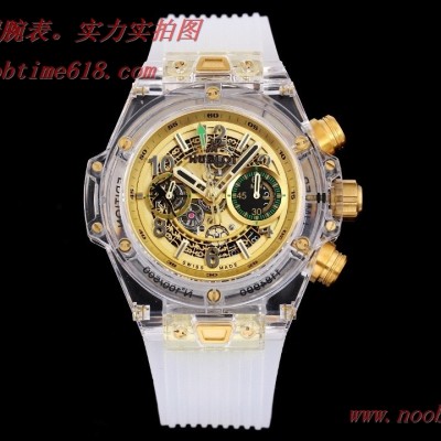 透明手錶恒寶HUBLOT宇舶BIG BANG系列411.JX.4802.RT全透明腕表,N廠手錶