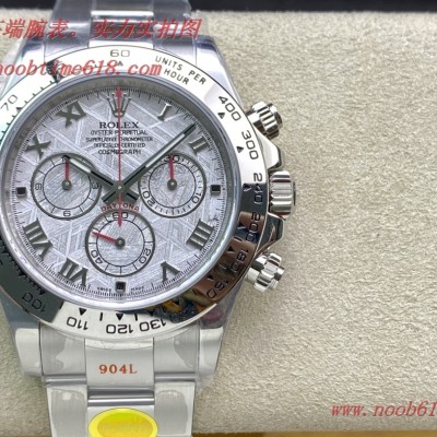 N廠手錶新款白金迪通拿隕石面專屬Cal.4130自動上鏈機芯,NOOB廠手錶
