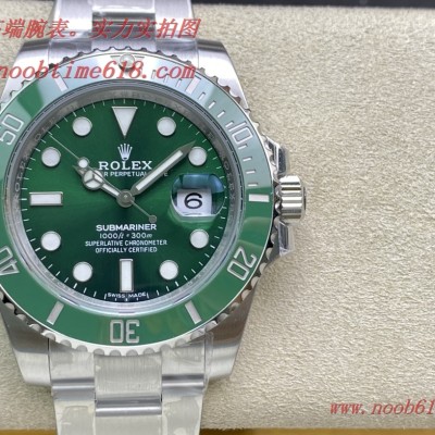 仿錶Green綠廠手錶116110勞力士40mm綠水鬼3135機芯,N廠手錶