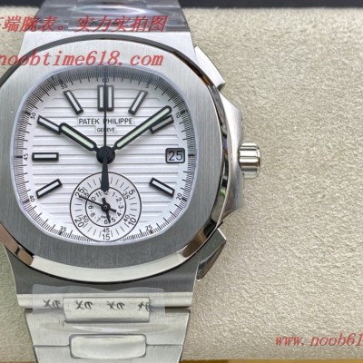 仿錶,精仿錶,複刻錶V2版真小秒3K factory百達翡麗鸚鵡螺5980/1A-014多功能計時腕表V2版本真小秒,N廠手錶
