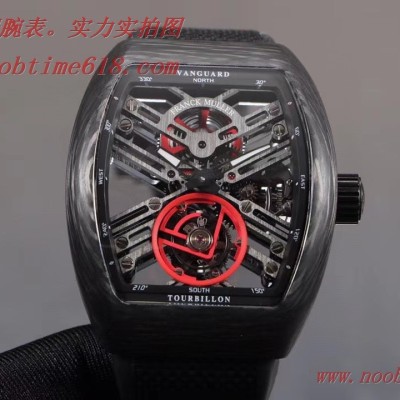 陀飛輪手錶,香港仿錶,法蘭克穆勒 Frank Muller Vanguard V45碳纖維陀飛輪,WACTCH AGENT