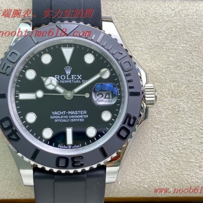仿錶 WF Factory勞力士Rolex白遊艇名仕YACHT-MASTER直徑42MM,N廠手錶