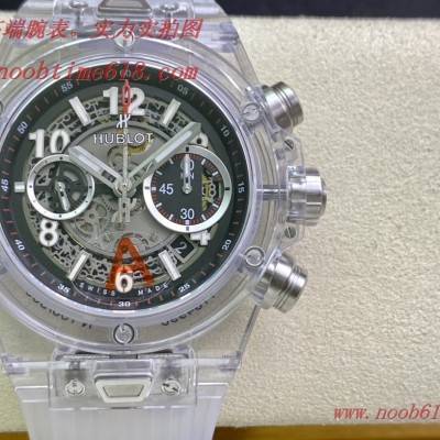 透明手錶,HB廠手錶恒寶 BIG BANG系列411.JX.4802.RT“全透明腕表”V2版本精仿錶