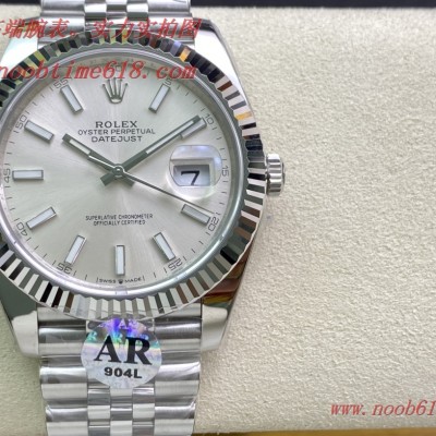 AR厂手表劳力士ROLEX DATEJUST进口"904L"日志型41系列126334全新"V3"複刻錶