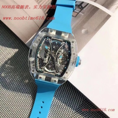 香港仿錶,RM Factory 理查德米勒RM053-02透明馬球陀飛輪精仿錶