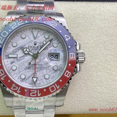 隕石仿錶,臺灣仿錶,GS factory ROLEX勞力士隕石盤 格林尼治型II GMT系列腕表