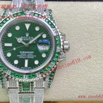 瑞士手錶代理,馬來西亞仿錶,勞力士潛航者系列滿鑽定制版仿錶