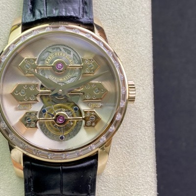 仿錶,RM FACTORY芝柏(Cirard一Perregaux)BRIDGES 金橋系列 99193B52H00A-BA6A陀飛輪機芯臺灣香港仿錶