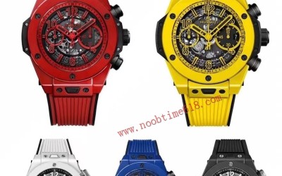張楊個性的手錶有哪些？彩色陶瓷腕表,陶瓷計時仿錶，ZF工廠彩色陶瓷HUBLOT宇舶表BIG BANG Unico 大爆炸系列彩色陶瓷腕表仿錶