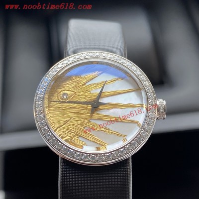 Cocp WATCH,臺灣仿錶,LA D DE DIOR ROSE CéLESTE迪奧Dior 玫瑰女士黃金石英腕表型號CD04711X1001_000仿錶