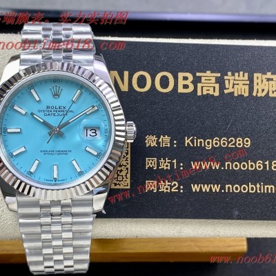 臺灣仿錶,香港仿錶,OW廠 2022官方新品配色 勞力士 蒂芙尼藍 日誌型41mm 3235機芯 41mm 904精鋼批發代發手錶