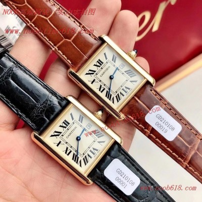 臺灣仿錶,香港仿錶,仿錶,N廠,複刻手錶,DR廠卡地亞坦克CARTIER-Tank包金腕表家族的代表作A貨仿錶