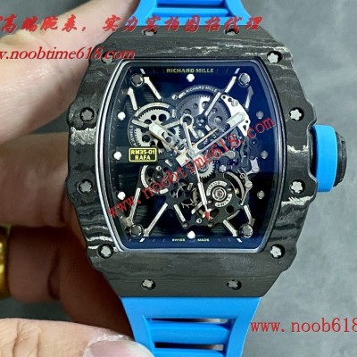 改装精仿手表,理查德RM35一體機芯5點位飛輪能轉的一體機一比一複刻手錶