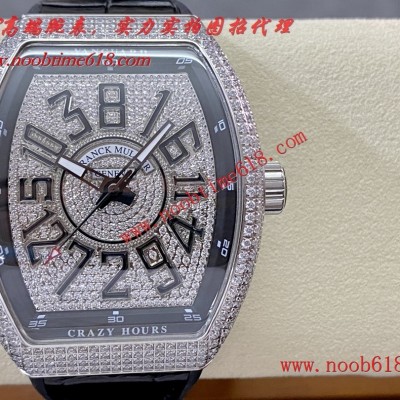 ABF法蘭克.穆勒最新款獨家定制版Vanguard腕表V45 CRAZY HOUR 瘋狂時間系列仿錶