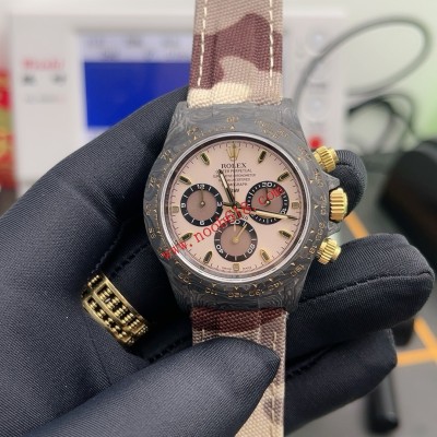 香港精仿錶,N4130宇宙計時迪通拿系列碳纖維Diw定制版仿錶