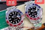ARF與正品對比勞力士126710BLRO紅藍可樂圈GMT格林尼治V3升級版圈口通紅ARF工廠與正品對比圖片仿錶