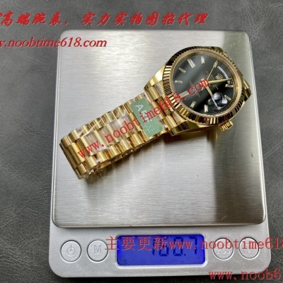 香港仿錶,臺灣仿錶代理精仿手錶,ARF工廠V2版配重版本勞力士DD雙曆星期日志型重量160G 3255一體機芯40mm仿錶代理精仿手錶