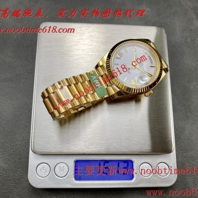 香港仿錶,臺灣仿錶代理精仿手錶,ARF工廠V2版配重版本勞力士DD雙曆星期日志型重量160G 3255一體機芯40mm仿錶代理精仿手錶