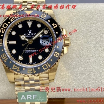 ARF工廠勞力士仿錶,ARF工廠勞力士沙士圈格林尼治GMT型一體機3285機芯A貨仿錶