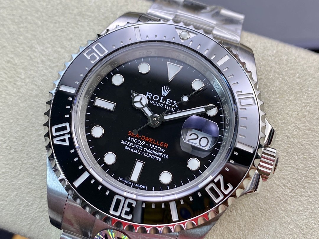 AR 勞力士 超級904L SEA-DWELLER 126600單紅海使最強＂V3＂升級版 复刻手表